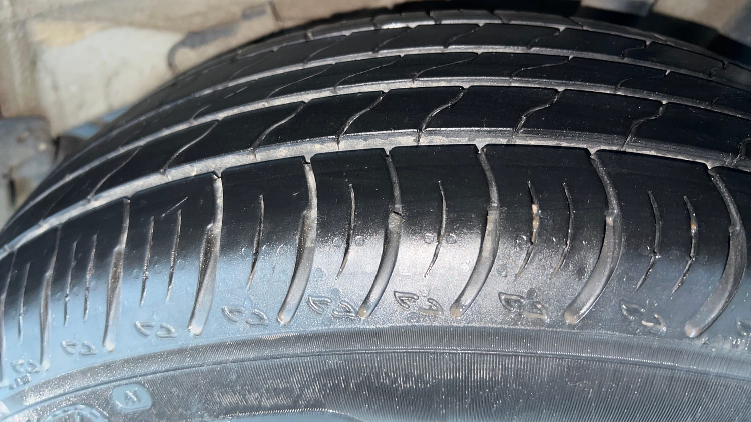 Used 2025 Tata Nexon Pure Plus (S) 1.2 iCNG 6MT Cng Manual tyres LEFT REAR TYRE TREAD VIEW