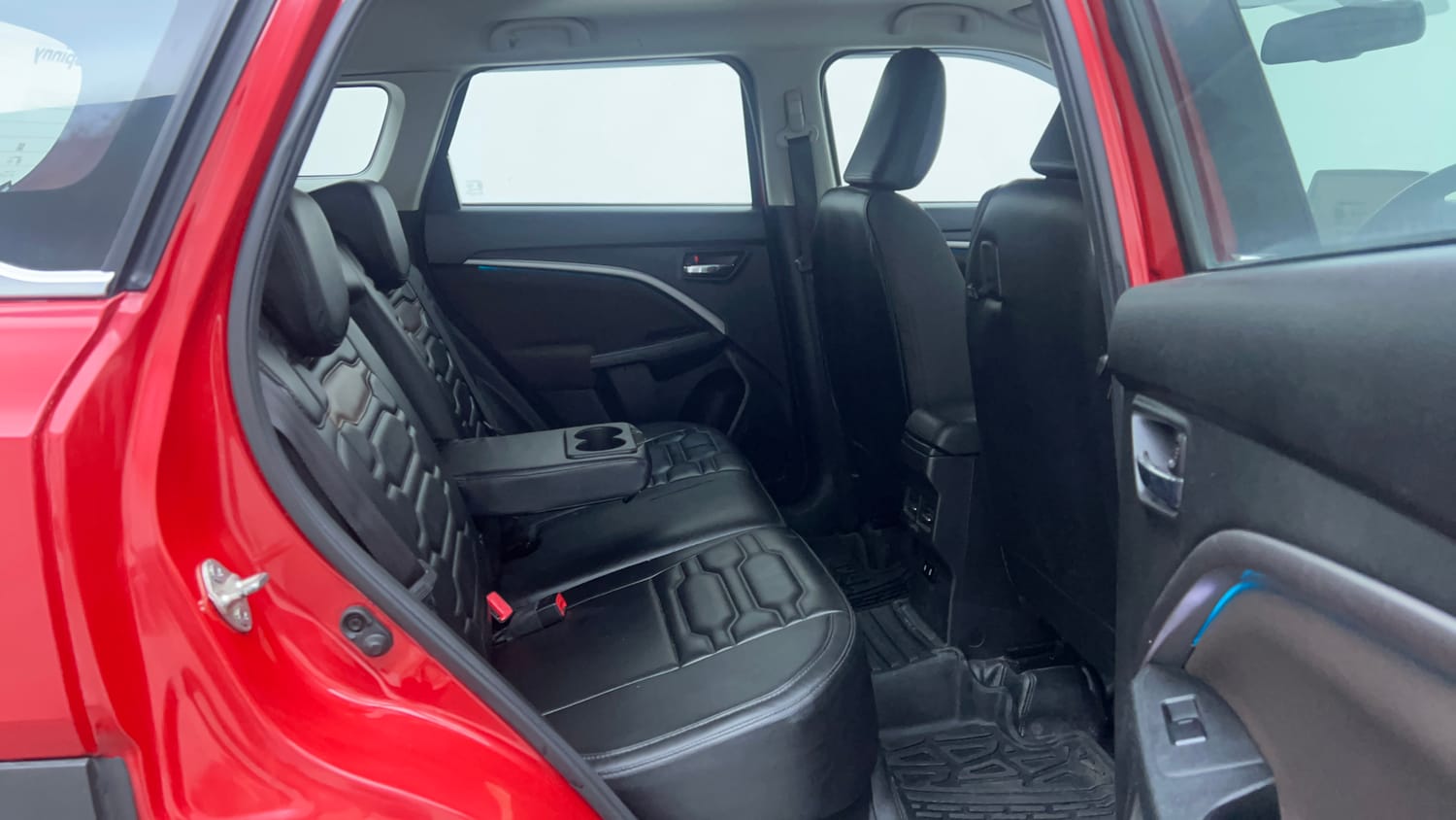 Used 2024 Maruti Suzuki Brezza Zxi Plus Dual Tone Petrol Manual interior RIGHT SIDE REAR DOOR CABIN VIEW