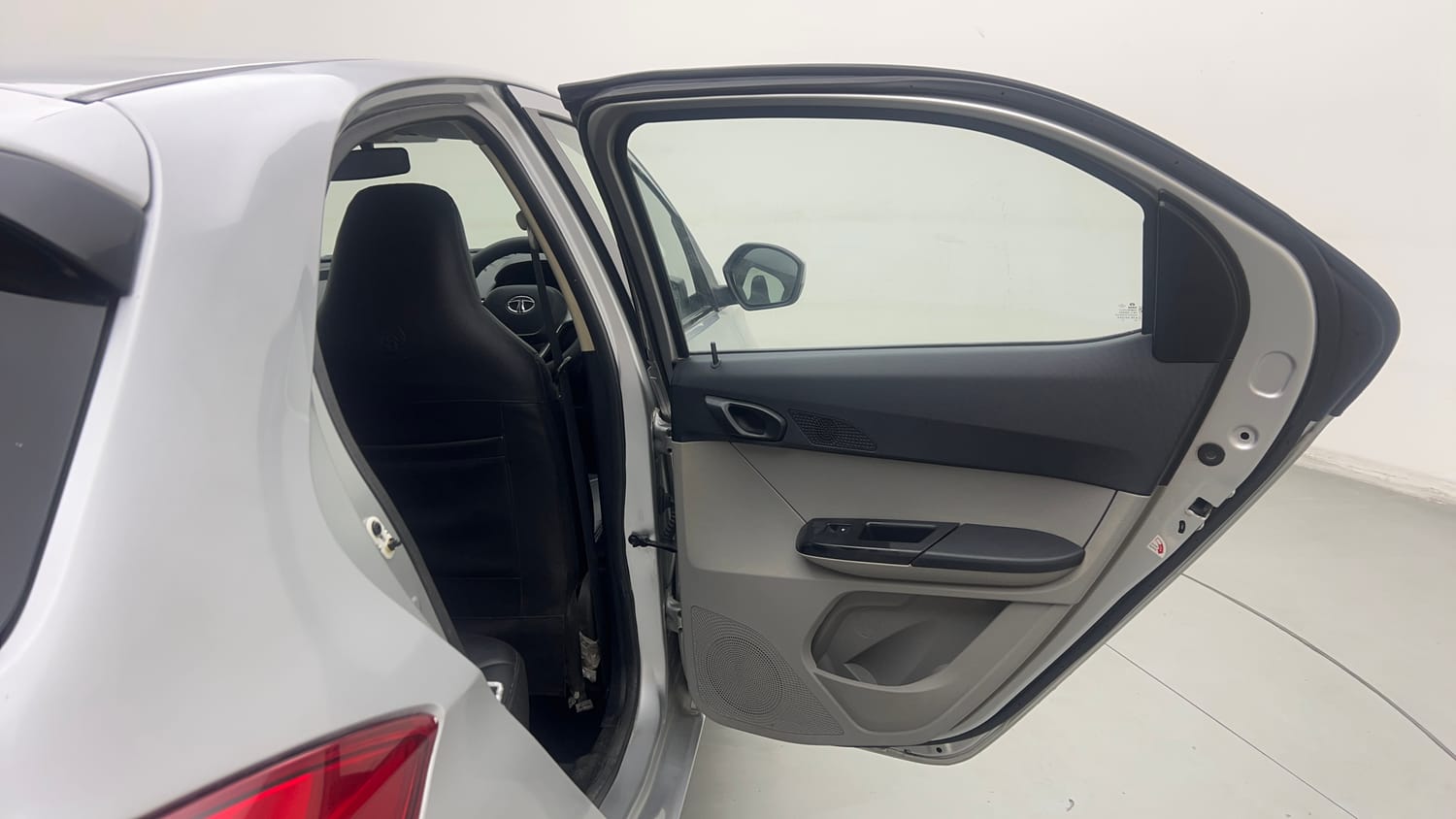 Used 2017 Tata Tiago Revotron XM Petrol Manual interior RIGHT REAR DOOR OPEN VIEW