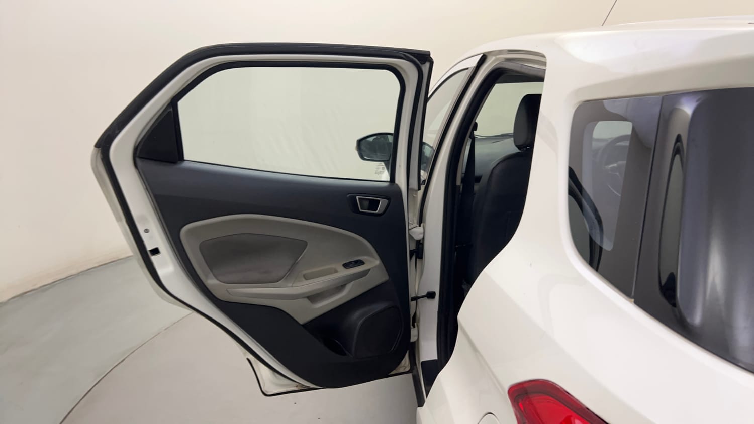 Used 2014 Ford EcoSport Trend 1.5 TDCi Diesel Manual interior LEFT REAR DOOR OPEN VIEW