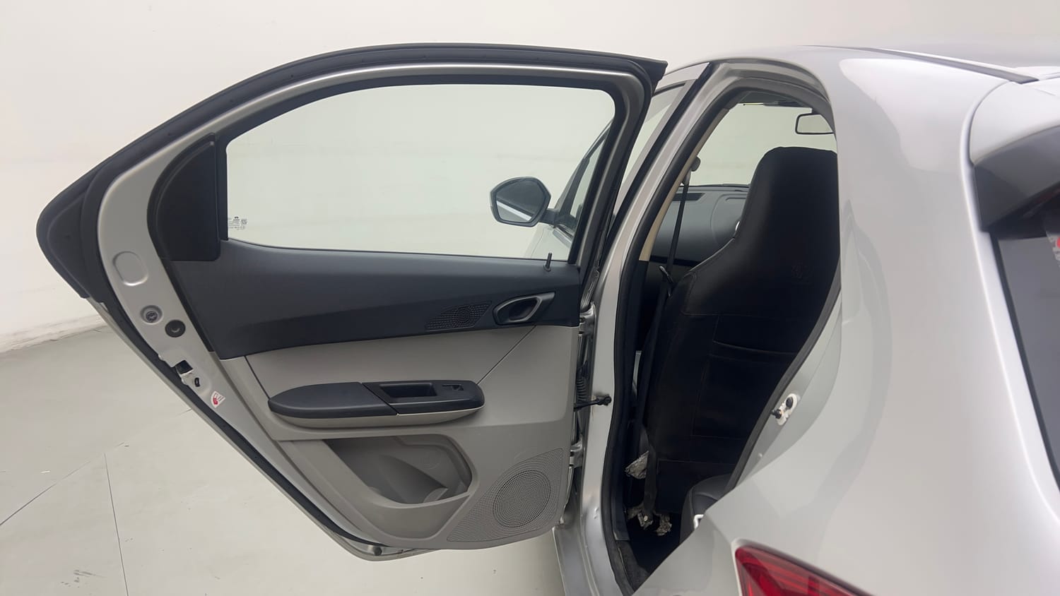 Used 2017 Tata Tiago Revotron XM Petrol Manual interior LEFT REAR DOOR OPEN VIEW