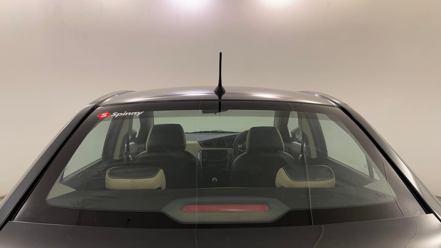 Used 2015 Tata Zest XMS Petrol Petrol Manual exterior BACK WINDSHIELD VIEW