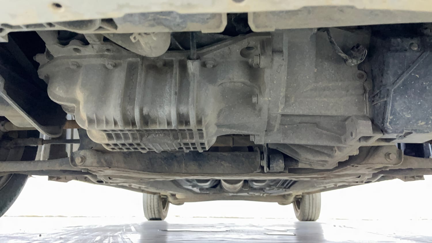 Used 2017 Ford Figo Trend 1.2 Ti-VCT Petrol Manual extra FRONT LEFT UNDERBODY VIEW