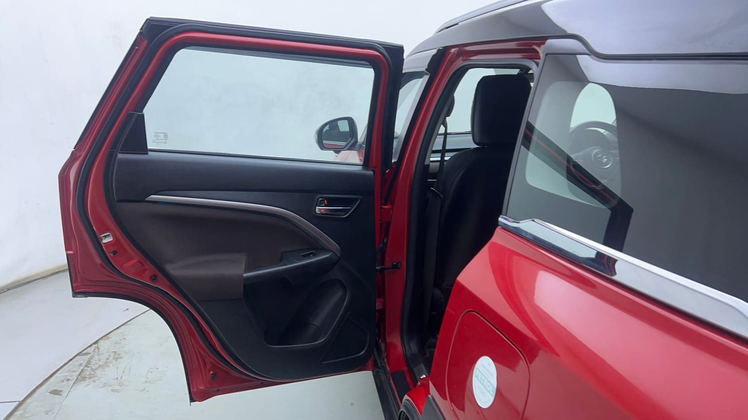 Used 2024 Maruti Suzuki Brezza Zxi Plus Dual Tone Petrol Manual interior LEFT REAR DOOR OPEN VIEW