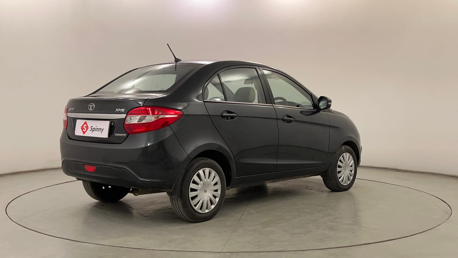 Used 2015 Tata Zest XMS Petrol Petrol Manual exterior RIGHT REAR CORNER VIEW