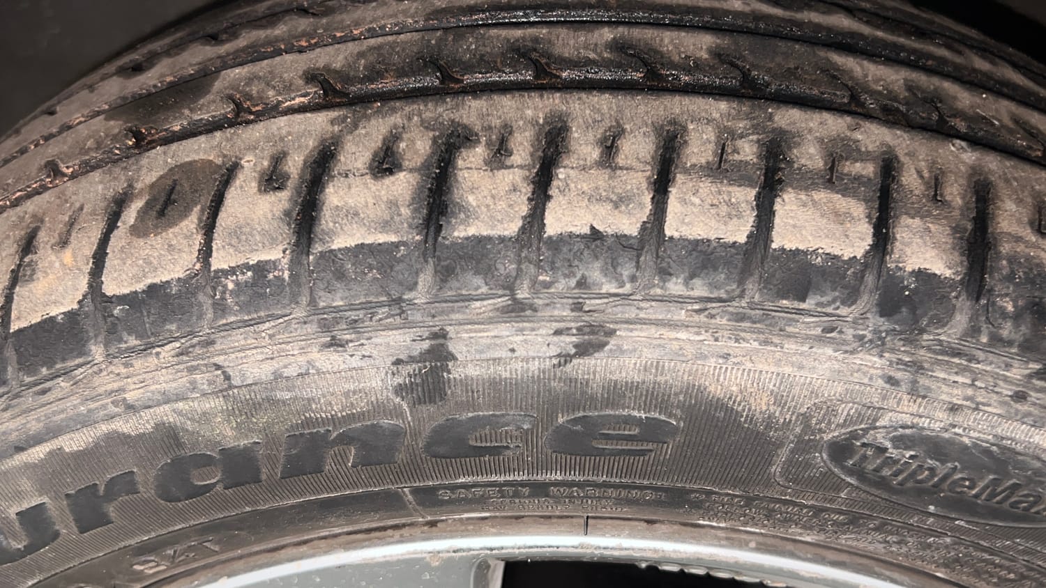 Used 2018 Honda Jazz V Petrol Petrol Manual tyres LEFT FRONT TYRE TREAD VIEW