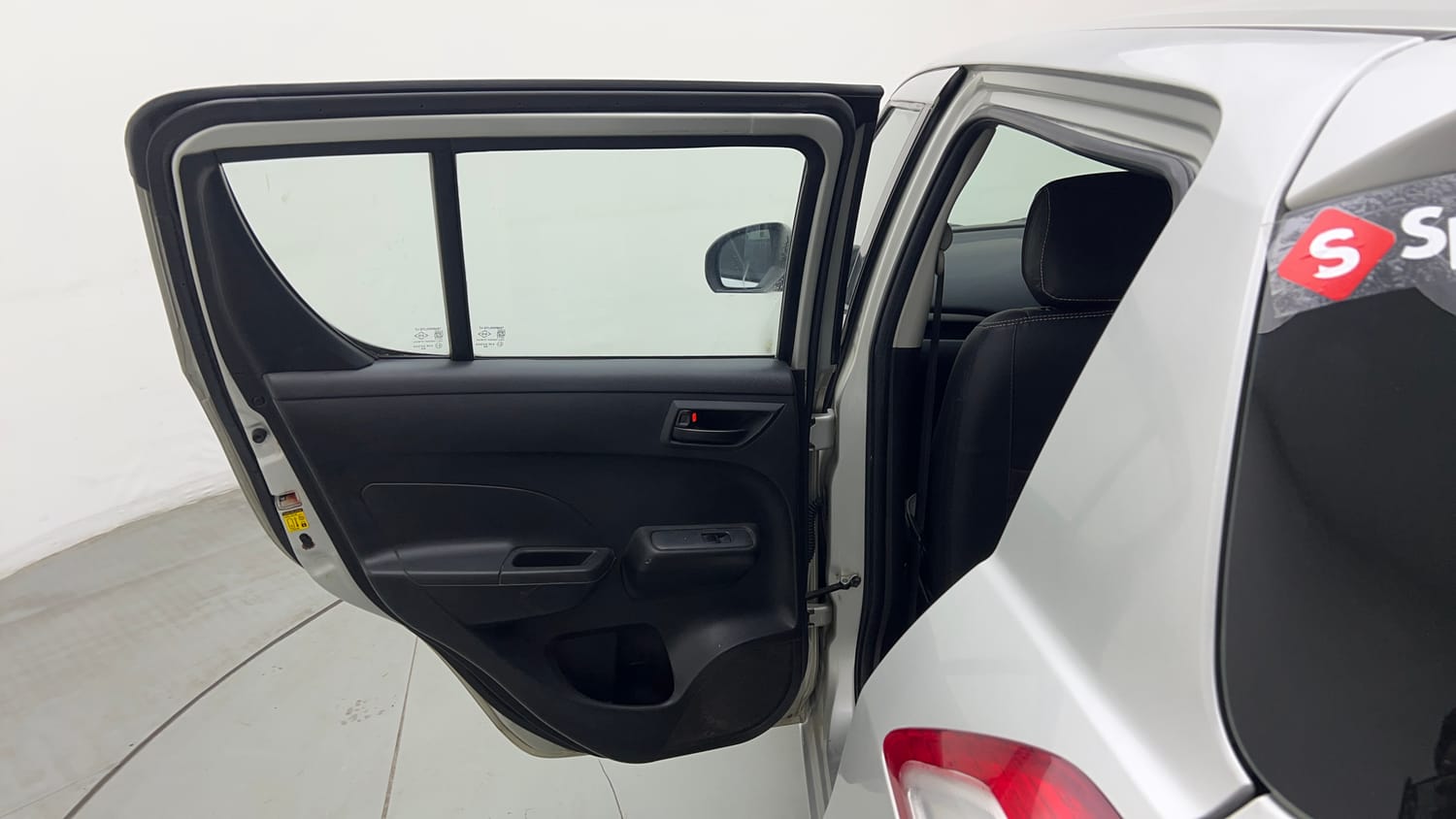 Used 2017 Maruti Suzuki Swift Lxi (O) Petrol Manual interior LEFT REAR DOOR OPEN VIEW