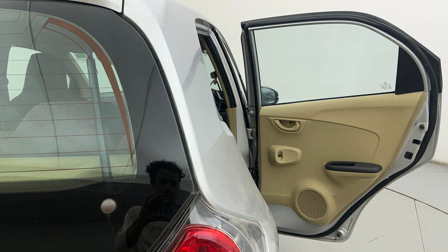 Used 2017 Honda Brio S MT Petrol Manual interior RIGHT REAR DOOR OPEN VIEW