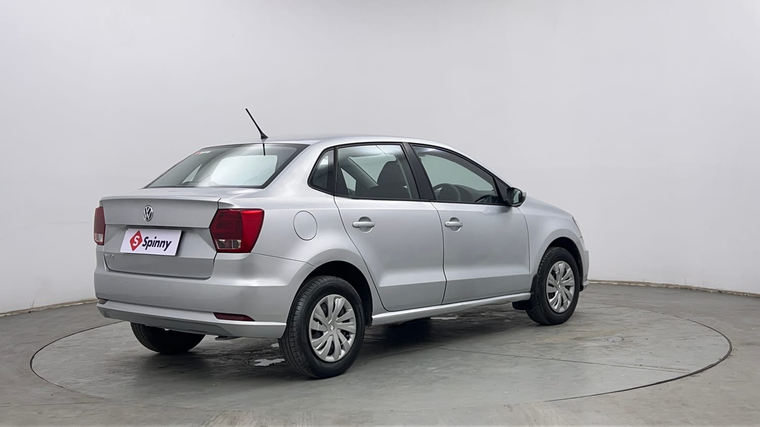 Used 2019 Volkswagen Ameo Trendline 1.0L (P) Petrol Manual exterior RIGHT REAR CORNER VIEW