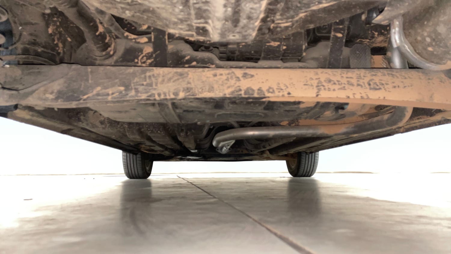 Used 2019 Hyundai Elite i20 Sportz Plus 1.2 CVT Petrol Automatic extra REAR UNDERBODY VIEW (TAKEN FROM REAR)