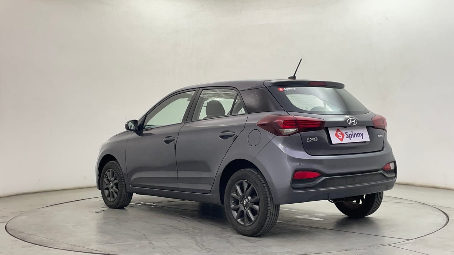 Used 2019 Hyundai Elite i20 Sportz Plus 1.2 CVT Petrol Automatic exterior LEFT REAR CORNER VIEW