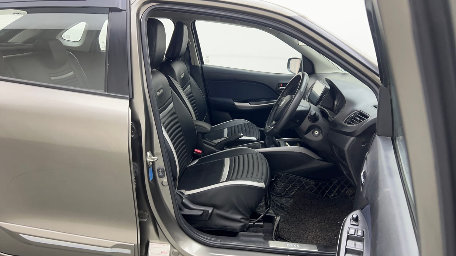 Used 2021 Maruti Suzuki Baleno Delta Petrol Manual interior RIGHT SIDE FRONT DOOR CABIN VIEW