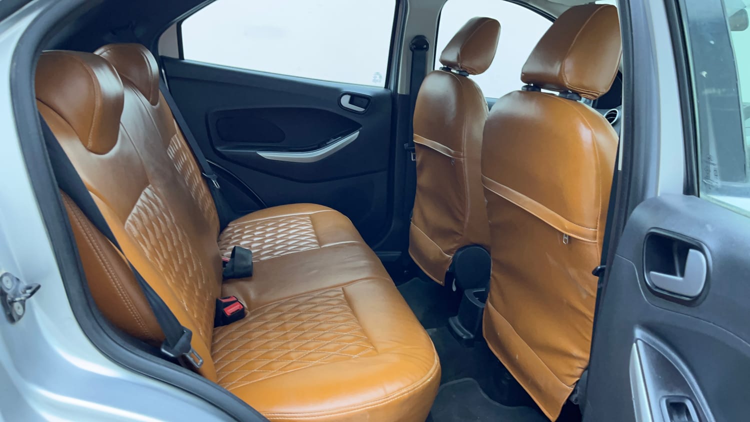 Used 2017 Ford Figo Trend 1.2 Ti-VCT Petrol Manual interior RIGHT SIDE REAR DOOR CABIN VIEW