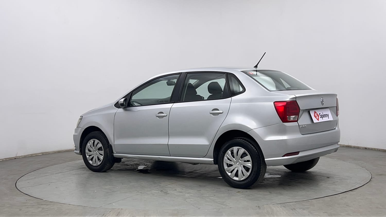 Used 2019 Volkswagen Ameo Trendline 1.0L (P) Petrol Manual exterior LEFT REAR CORNER VIEW