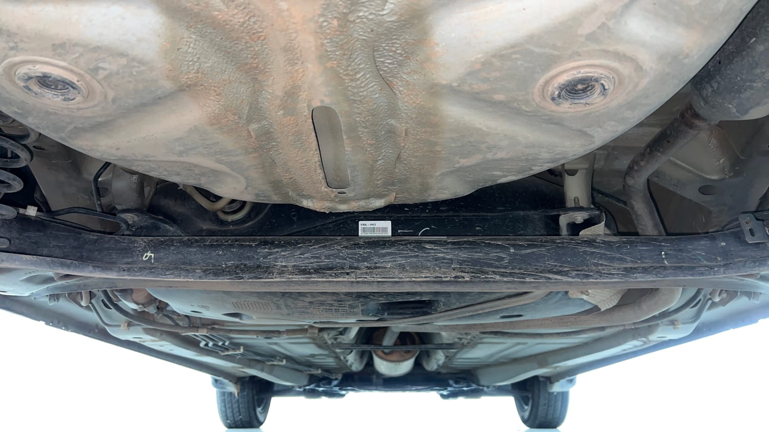 Used 2021 Maruti Suzuki Baleno Delta Petrol Manual extra REAR UNDERBODY VIEW (TAKEN FROM REAR)