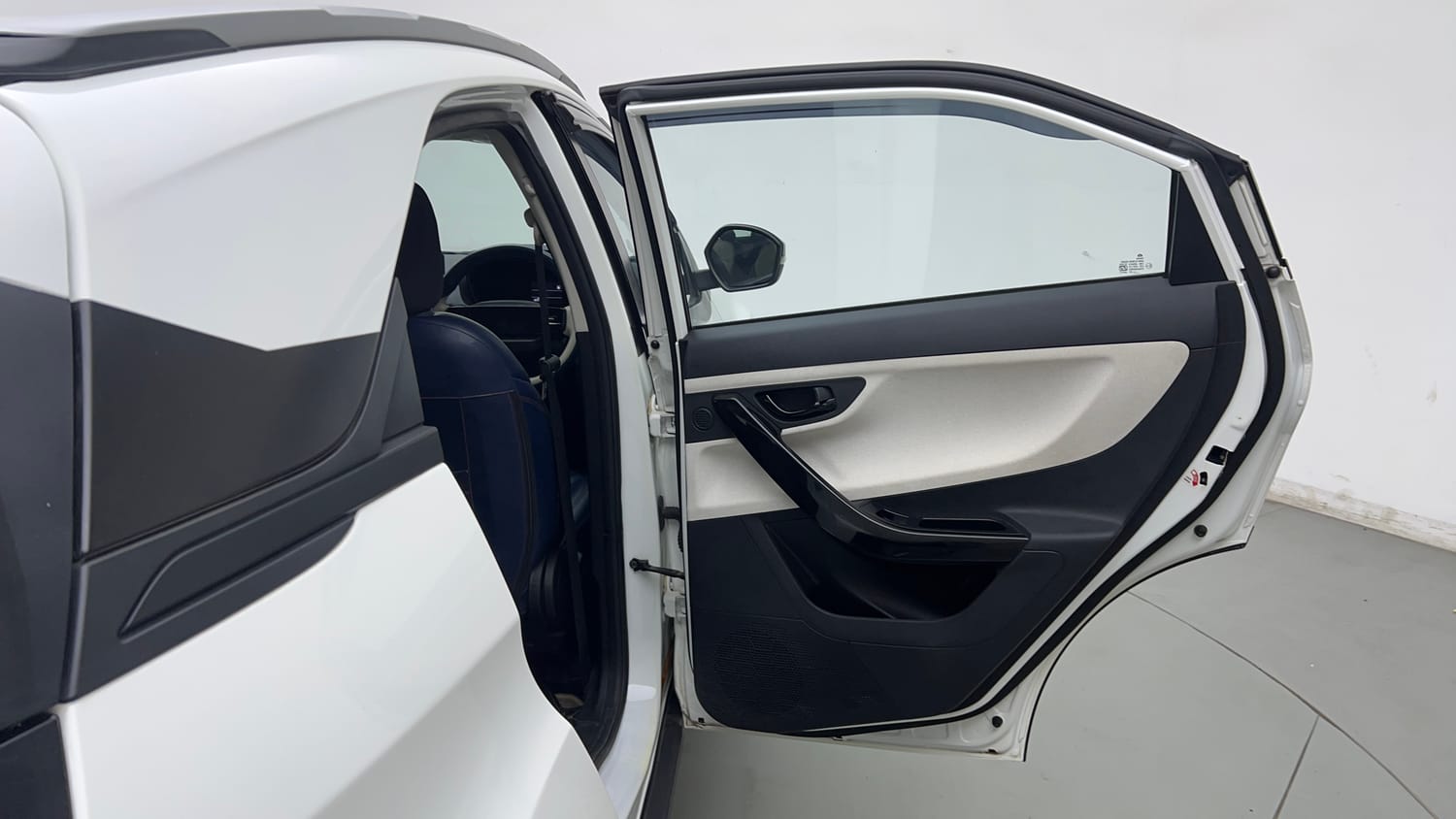 Used 2025 Tata Nexon Pure Plus (S) 1.2 iCNG 6MT Cng Manual interior RIGHT REAR DOOR OPEN VIEW