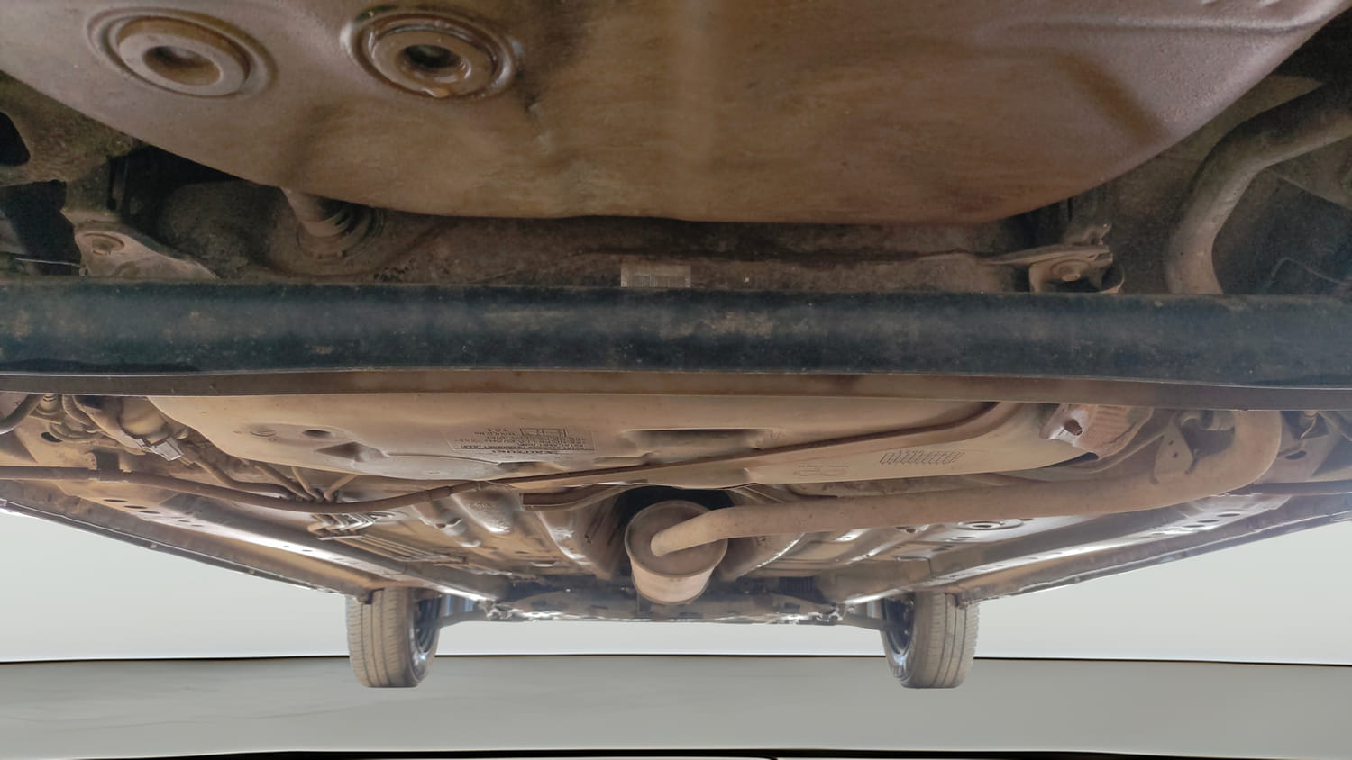 Used 2022 Maruti Suzuki Wagon R ZXi 1.2 Petrol Manual extra REAR UNDERBODY VIEW (TAKEN FROM REAR)