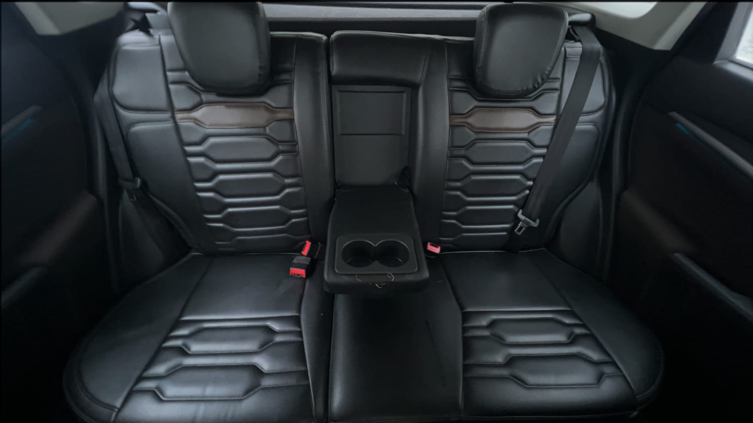 Used 2024 Maruti Suzuki Brezza Zxi Plus Dual Tone Petrol Manual interior REAR SEAT CONDITION VIEW