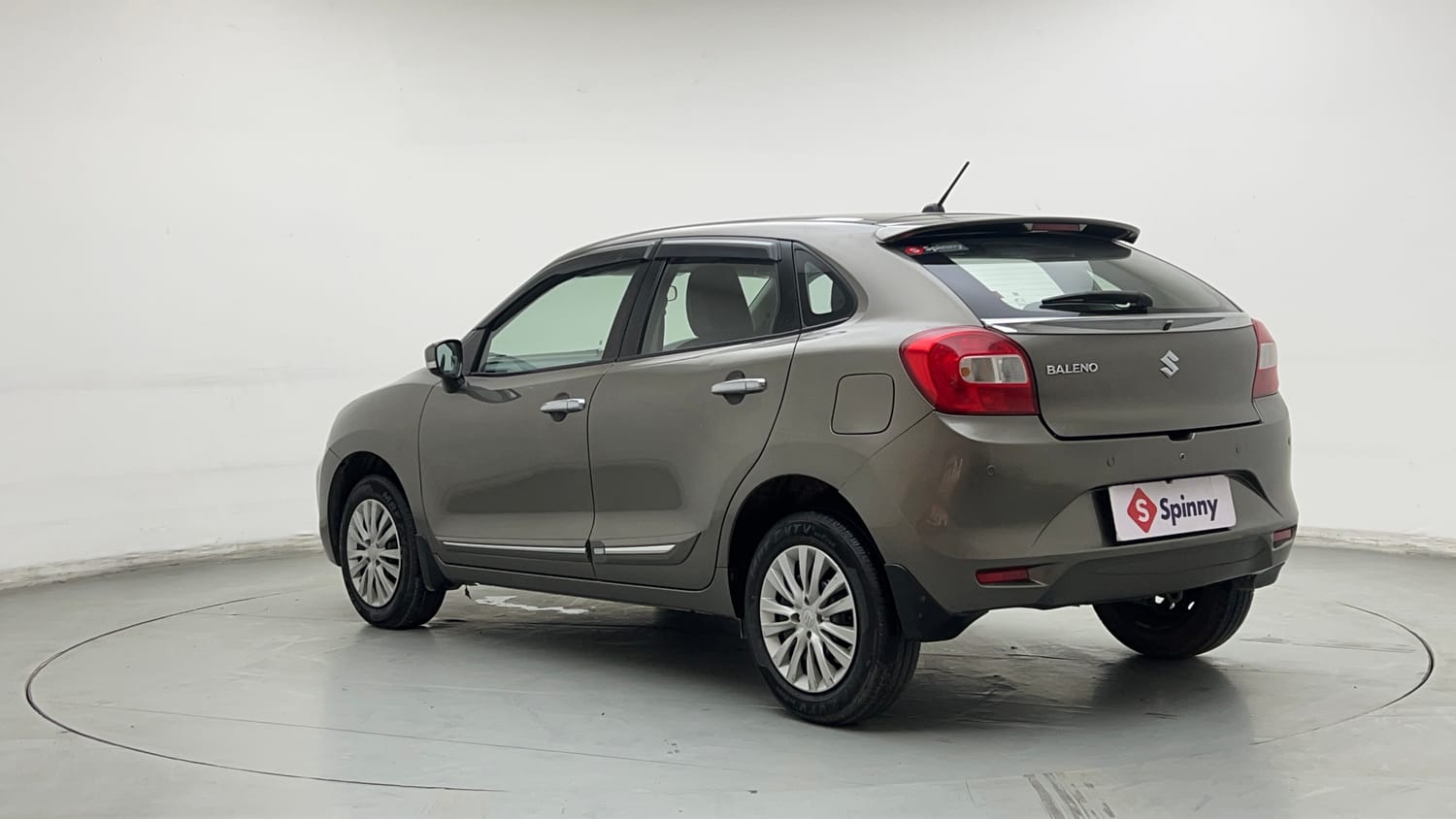 Used 2021 Maruti Suzuki Baleno Delta Petrol Manual exterior LEFT REAR CORNER VIEW