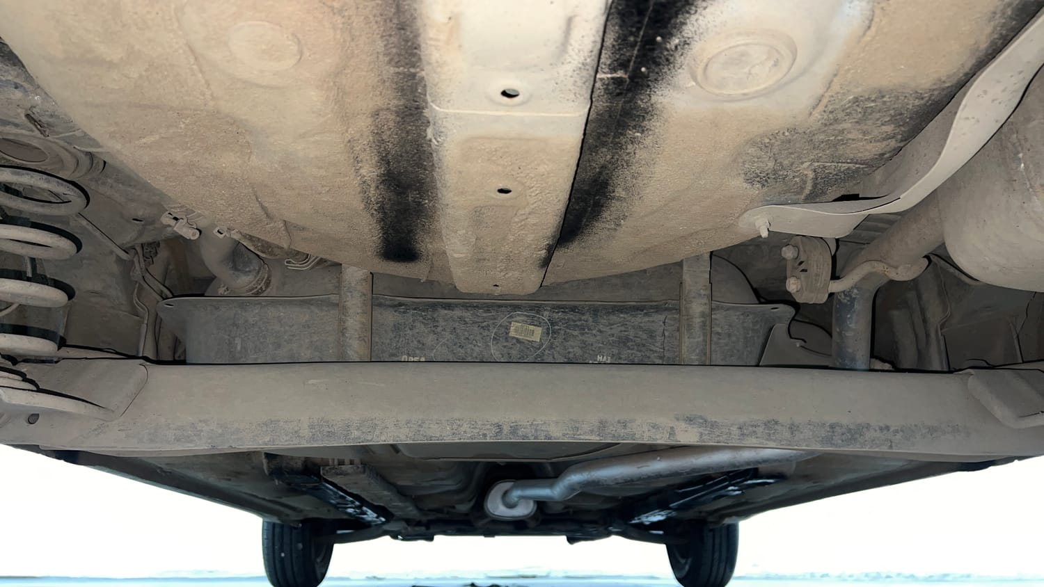 Used 2019 Hyundai Grand i10 Magna 1.2 Kappa VTVT Petrol Manual extra REAR UNDERBODY VIEW (TAKEN FROM REAR)