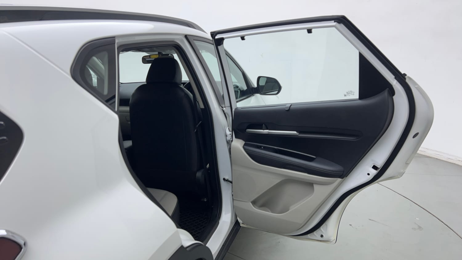Used 2023 Kia Sonet HTX 1.0 Turbo Petrol DCT Petrol Automatic interior RIGHT REAR DOOR OPEN VIEW