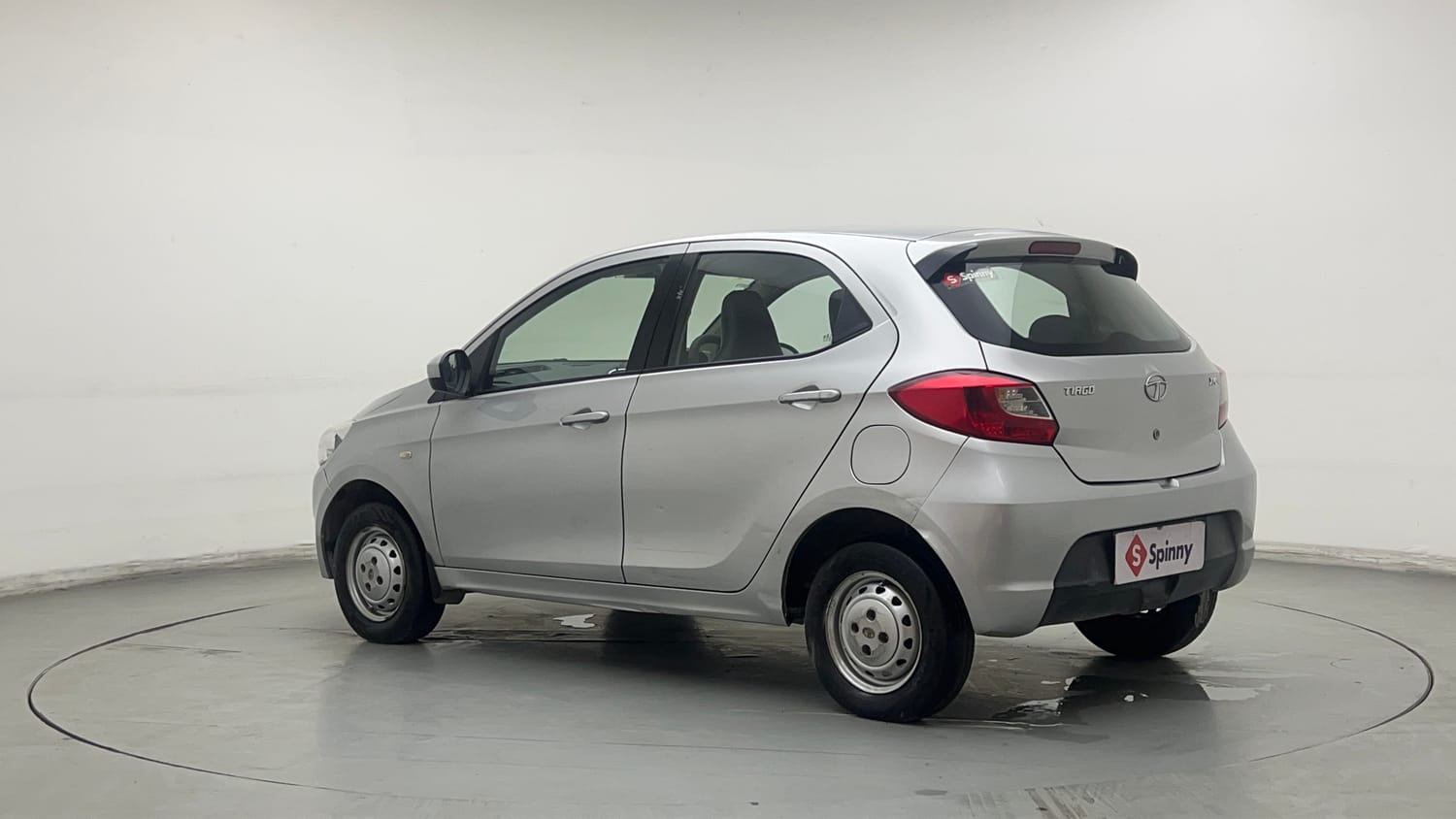 Used 2017 Tata Tiago Revotron XM Petrol Manual exterior LEFT REAR CORNER VIEW
