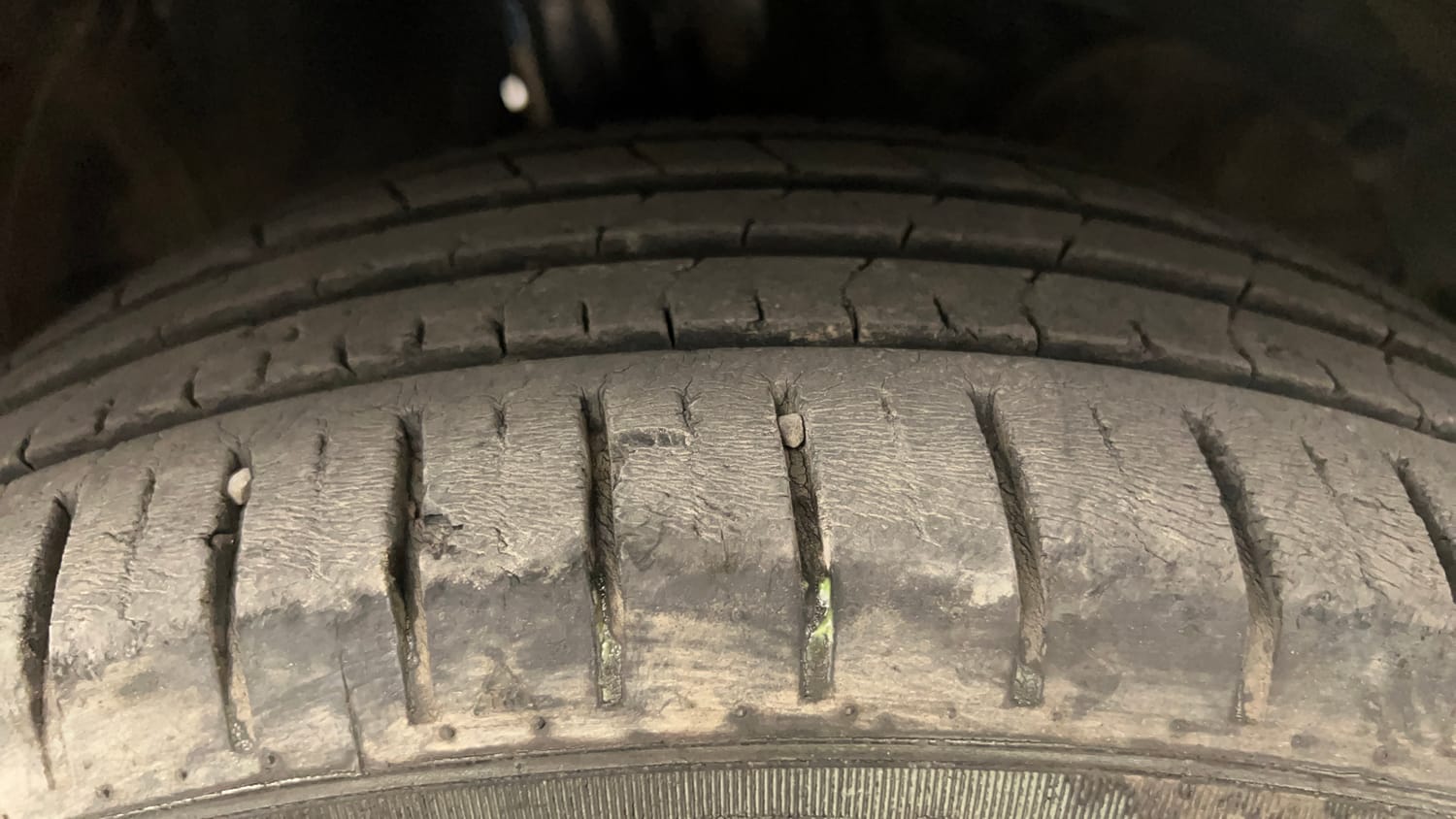 Used 2022 Maruti Suzuki Baleno Alpha MT Petrol Manual tyres RIGHT FRONT TYRE TREAD VIEW