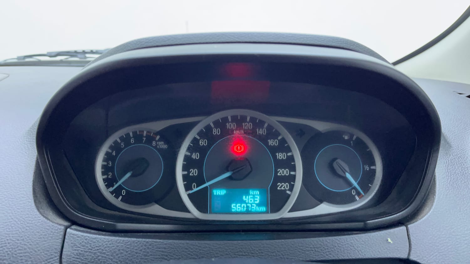 Used 2017 Ford Figo Trend 1.2 Ti-VCT Petrol Manual interior CLUSTERMETER VIEW