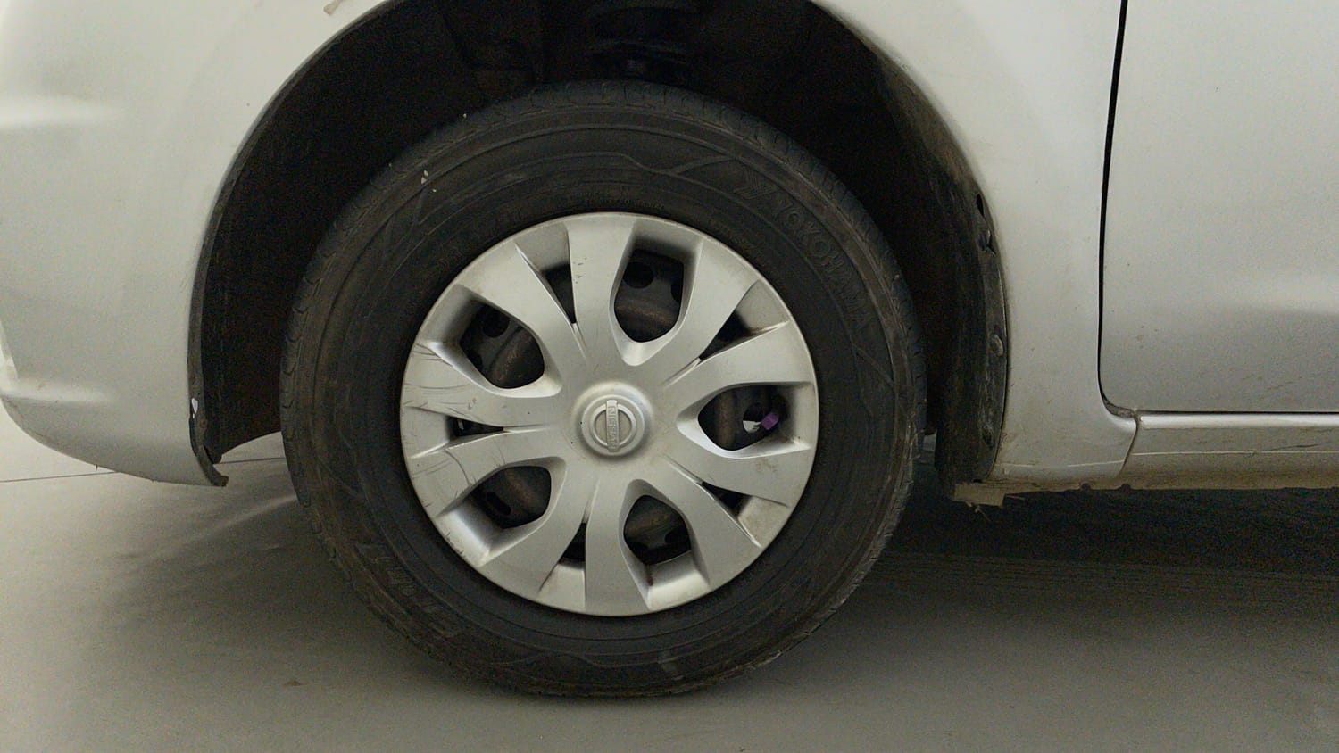 Used 2019 Nissan Micra Active XL (O) Petrol Manual tyres LEFT FRONT TYRE RIM VIEW