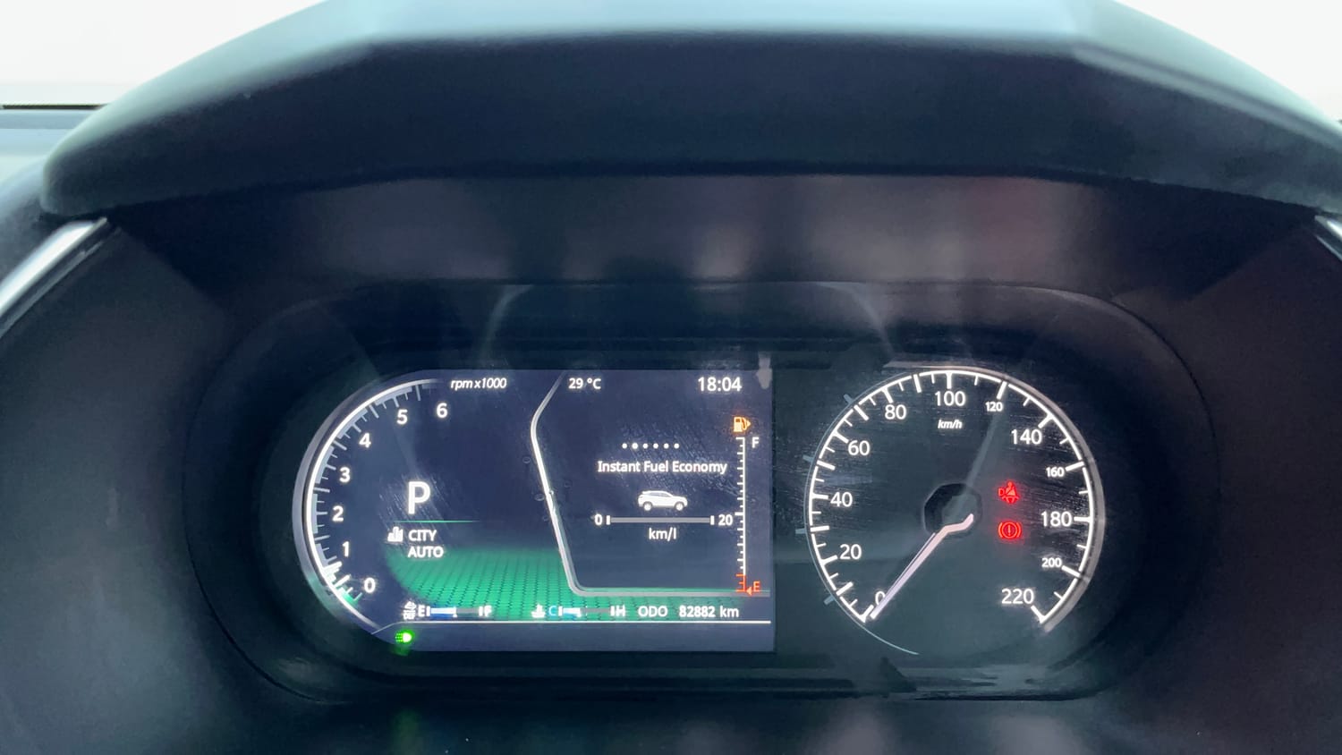 Used 2021 Tata Harrier XZA Plus Dark Edition Diesel Automatic interior CLUSTERMETER VIEW