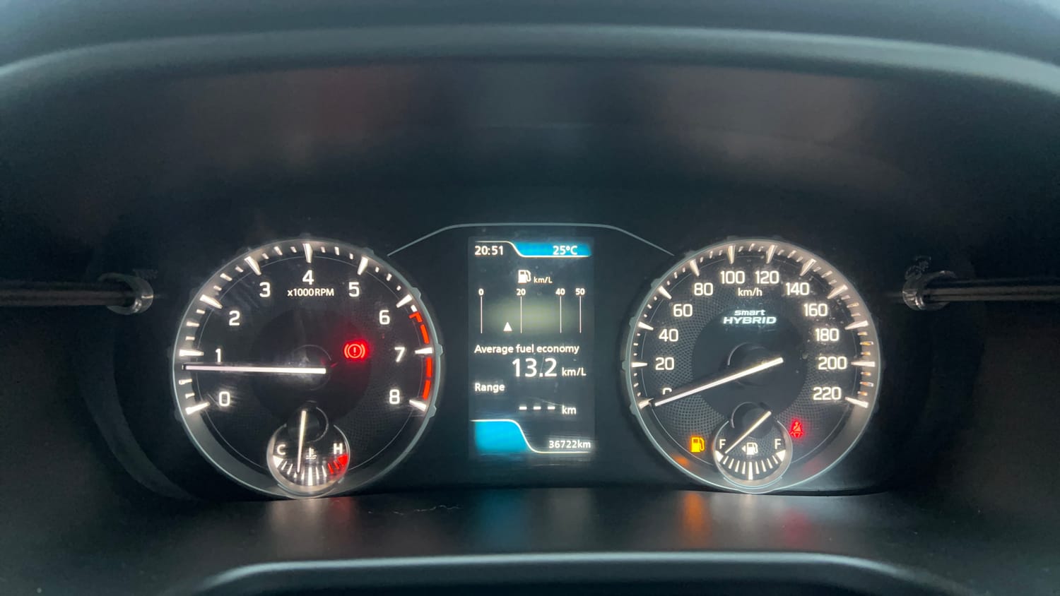 Used 2024 Maruti Suzuki Brezza Zxi Plus Dual Tone Petrol Manual interior CLUSTERMETER VIEW