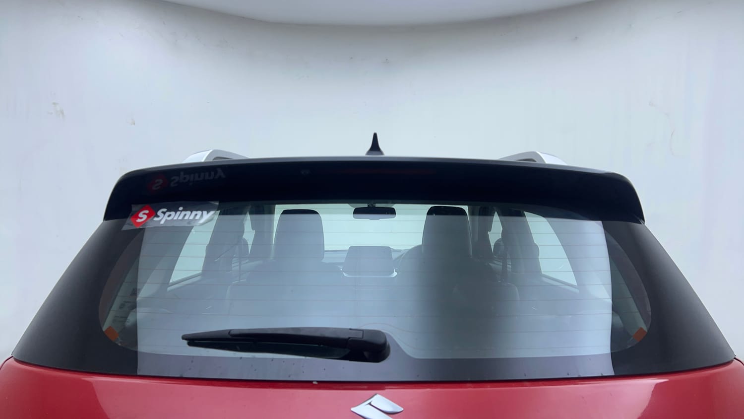 Used 2024 Maruti Suzuki Brezza Zxi Plus Dual Tone Petrol Manual exterior BACK WINDSHIELD VIEW