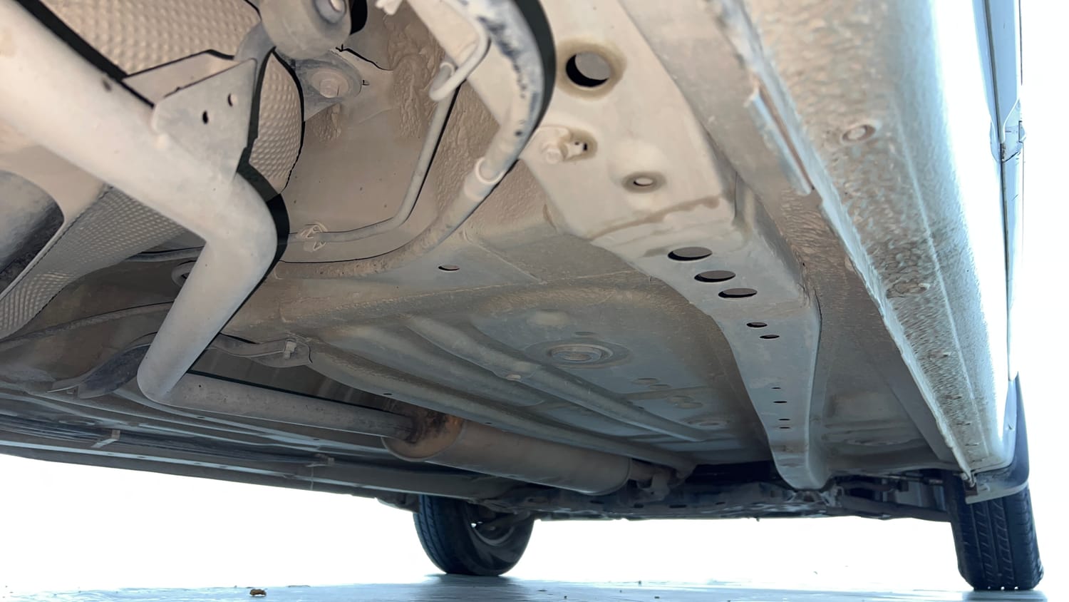 Used 2020 Maruti Suzuki Wagon R LXi 1.0 CNG Cng Manual extra REAR RIGHT UNDERBODY VIEW
