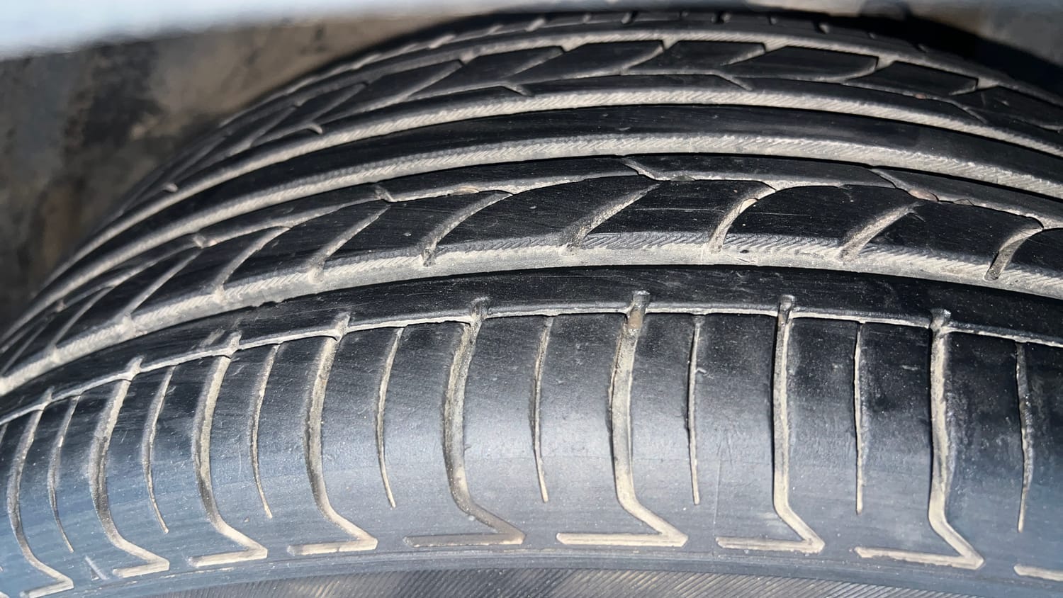 Used 2021 Honda WR-V VX MT Diesel Diesel Manual tyres RIGHT FRONT TYRE TREAD VIEW