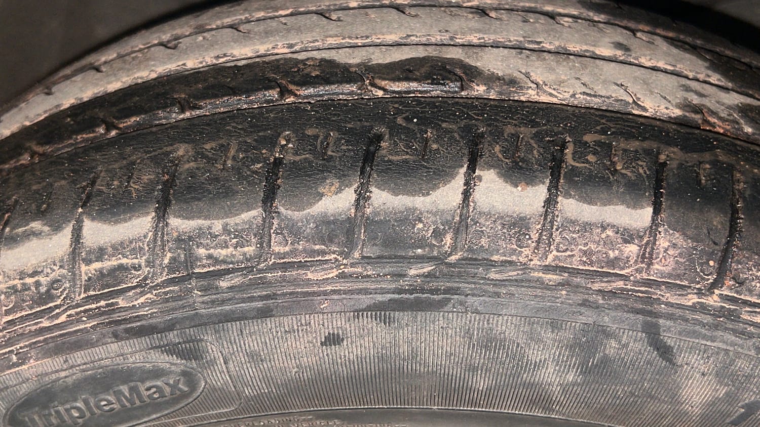 Used 2018 Honda Jazz V Petrol Petrol Manual tyres RIGHT FRONT TYRE TREAD VIEW
