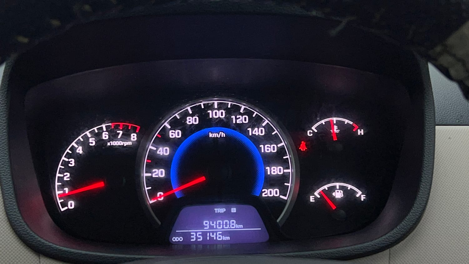Used 2019 Hyundai Grand i10 Magna 1.2 Kappa VTVT Petrol Manual interior CLUSTERMETER VIEW