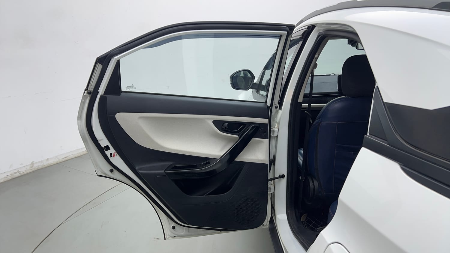 Used 2025 Tata Nexon Pure Plus (S) 1.2 iCNG 6MT Cng Manual interior LEFT REAR DOOR OPEN VIEW