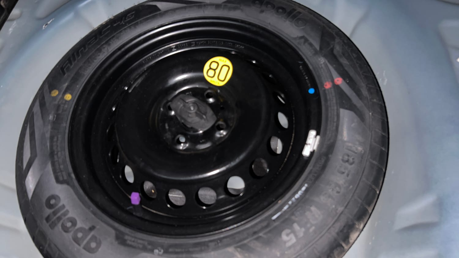 Used 2022 Maruti Suzuki Baleno Alpha MT Petrol Manual tyres SPARE TYRE VIEW