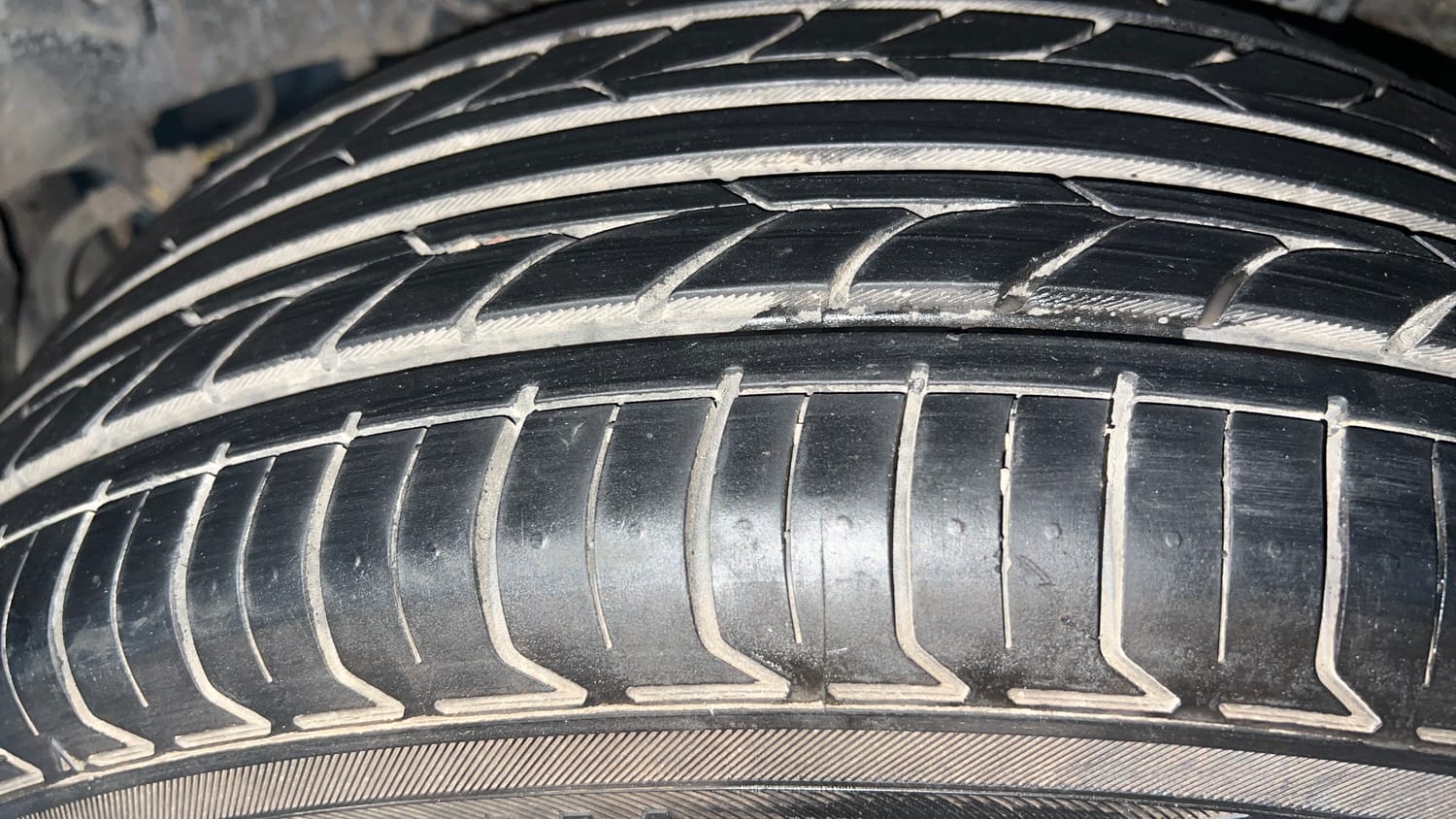 Used 2021 Honda WR-V VX MT Diesel Diesel Manual tyres LEFT REAR TYRE TREAD VIEW