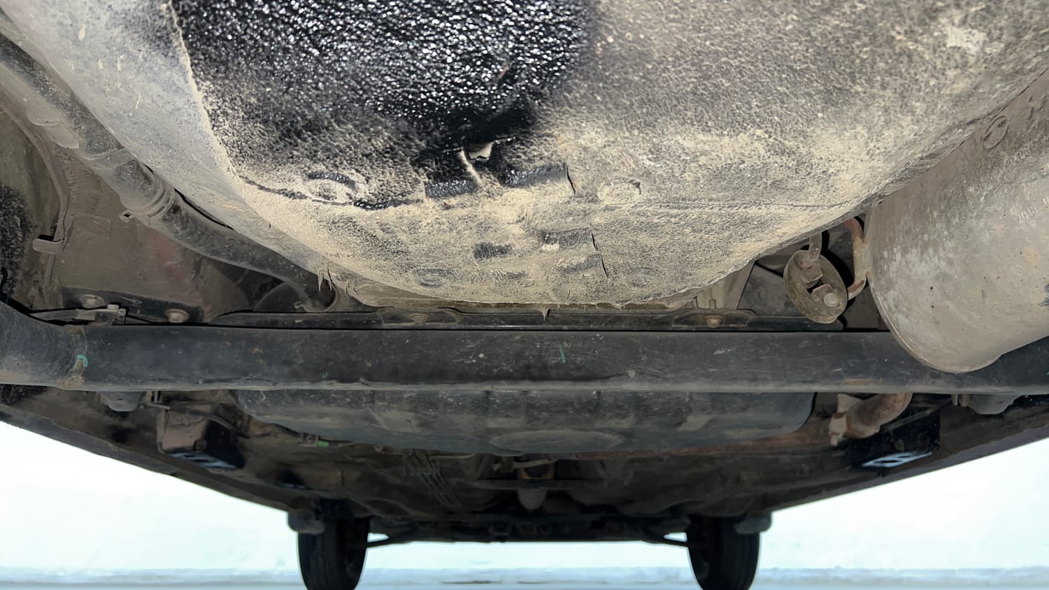Used 2019 Tata Tiago Revotron XE Petrol Manual extra REAR UNDERBODY VIEW (TAKEN FROM REAR)