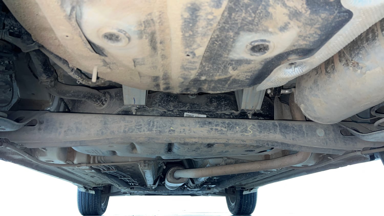 Used 2023 Kia Sonet HTX 1.0 Turbo Petrol DCT Petrol Automatic extra REAR UNDERBODY VIEW (TAKEN FROM REAR)