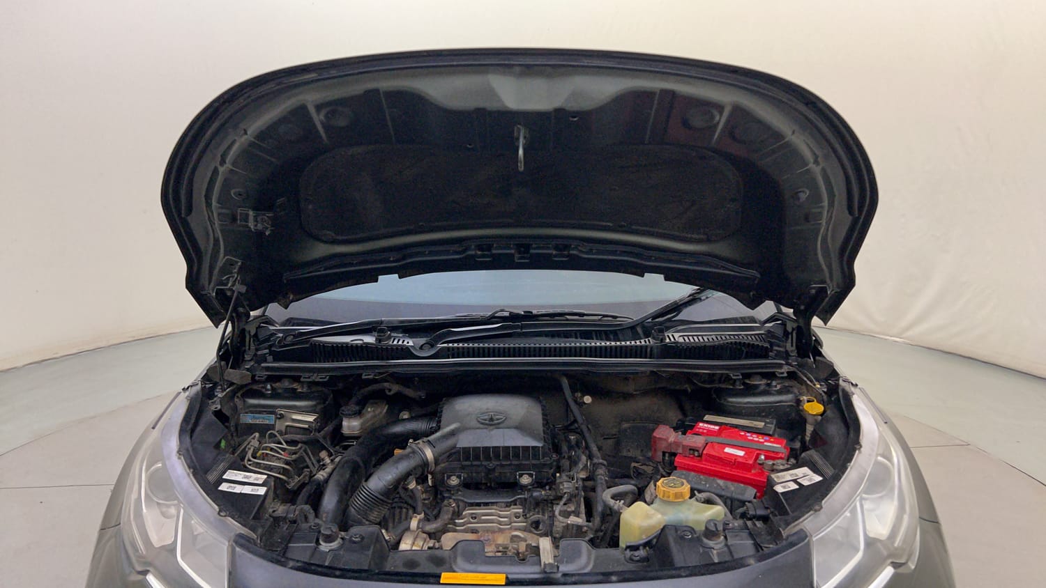 Used 2022 Tata Nexon XMA (S) Petrol Automatic engine ENGINE & BONNET OPEN FRONT VIEW