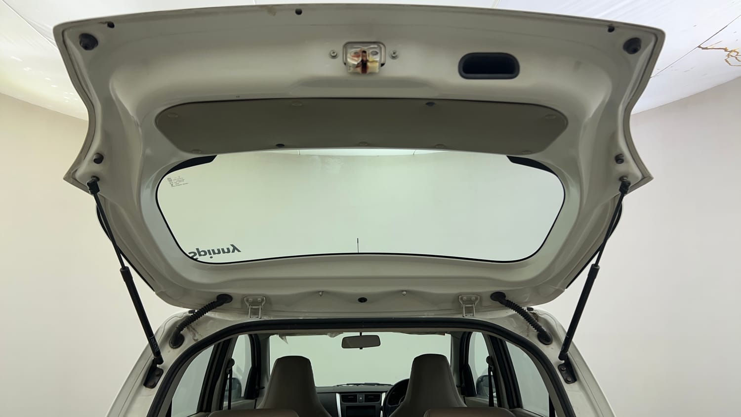 Used 2015 Maruti Suzuki Celerio VXi AMT Petrol Automatic interior DICKY DOOR OPEN VIEW