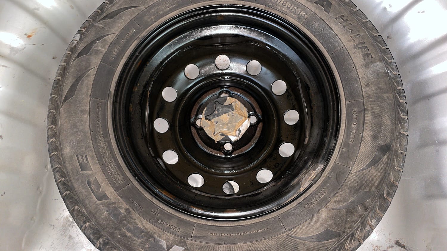 Used 2019 Nissan Micra Active XL (O) Petrol Manual tyres SPARE TYRE VIEW