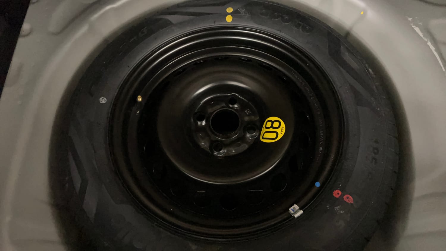 Used 2022 Maruti Suzuki Baleno Alpha MT Petrol Manual tyres SPARE TYRE VIEW