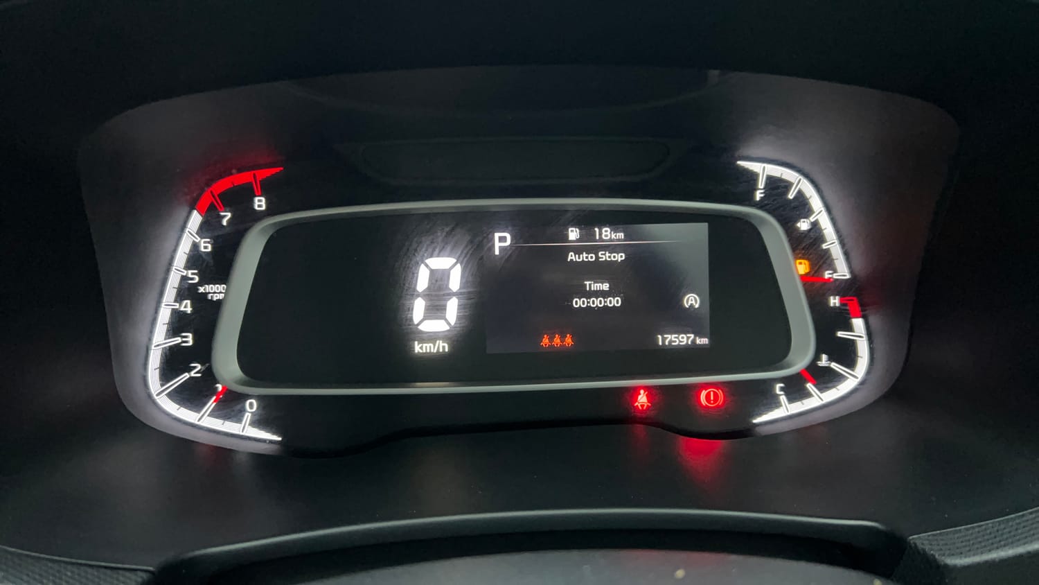 Used 2023 Kia Sonet HTX 1.0 Turbo Petrol DCT Petrol Automatic interior CLUSTERMETER VIEW