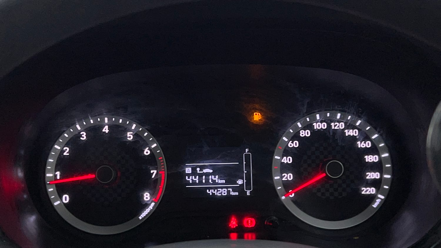 Used 2022 Hyundai Aura S 1.2 Petrol Petrol Manual interior CLUSTERMETER VIEW