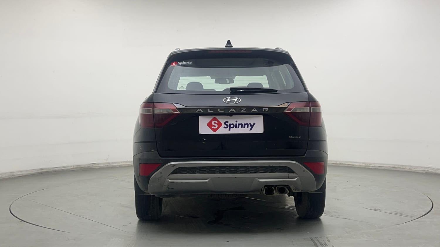 Used 2023 Hyundai Alcazar Signature (O) 7 Seater 1.5 Diesel AT Diesel Automatic exterior BACK VIEW