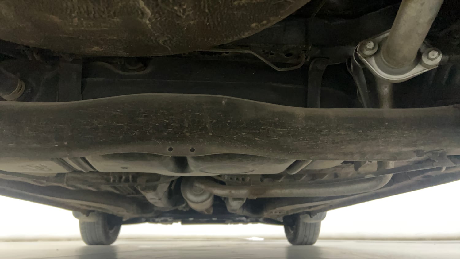 Used 2017 Honda Brio S MT Petrol Manual extra REAR UNDERBODY VIEW (TAKEN FROM REAR)