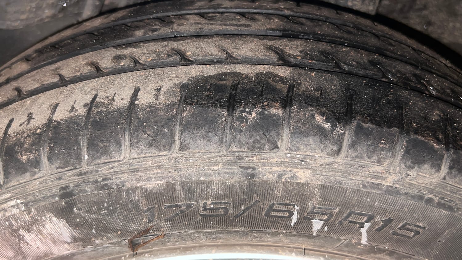 Used 2018 Honda Jazz V Petrol Petrol Manual tyres LEFT REAR TYRE TREAD VIEW